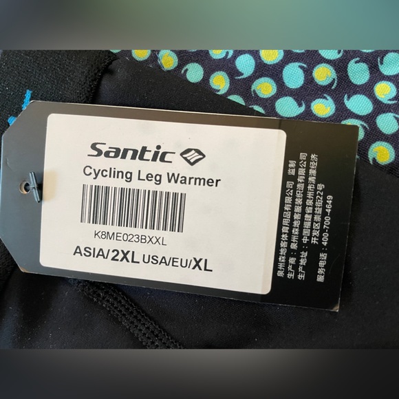 Sandic Cycling Leg Warmers NWT Mens Size XL - Picture 6 of 10